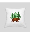 Brown bear cushion